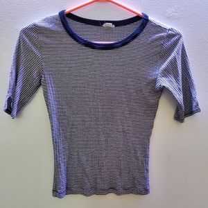 Garage Striped Crop Top
